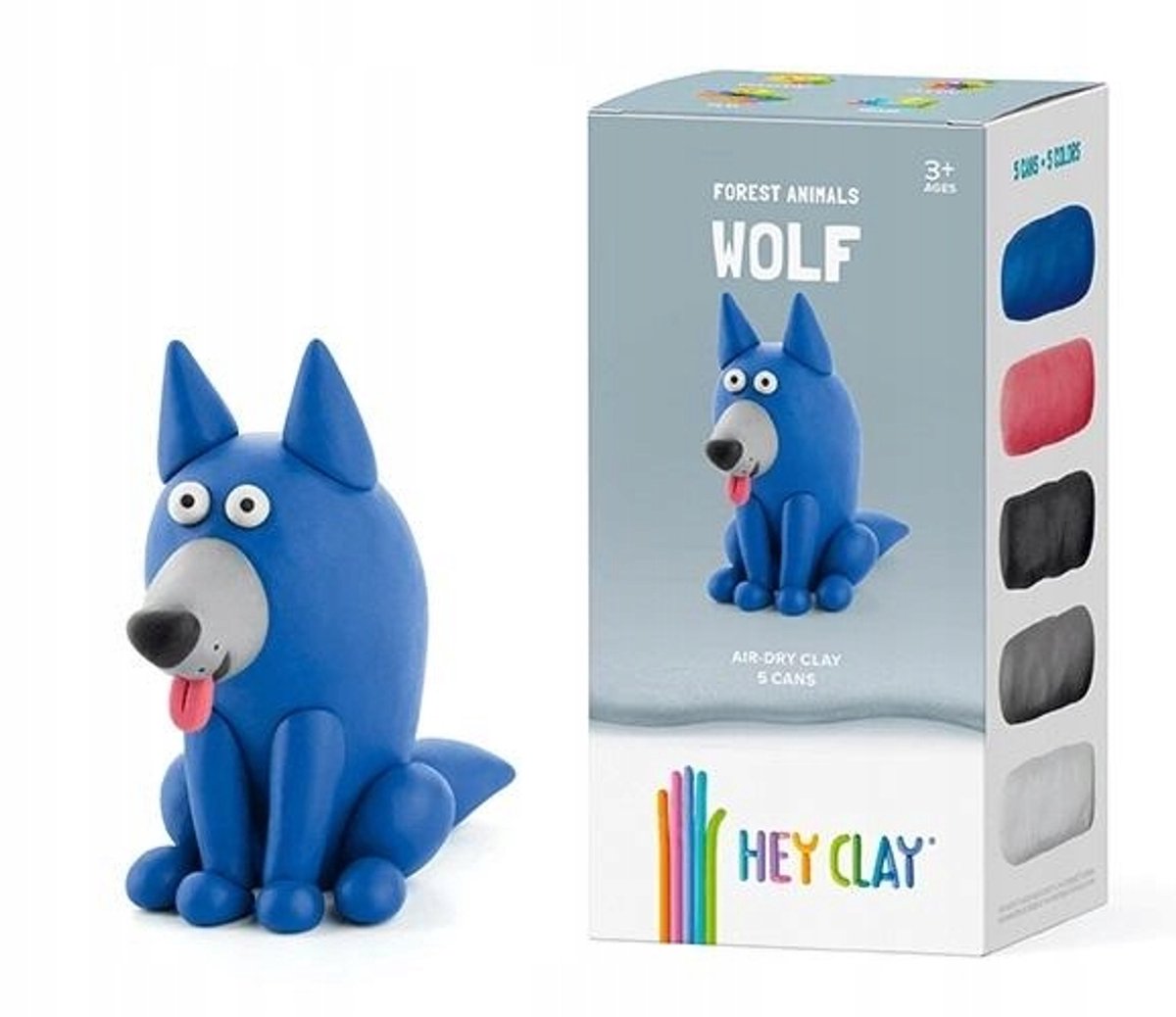 Knutselset Klei: Maak een Wolf - Creatief Speelgoed voor Kinderen