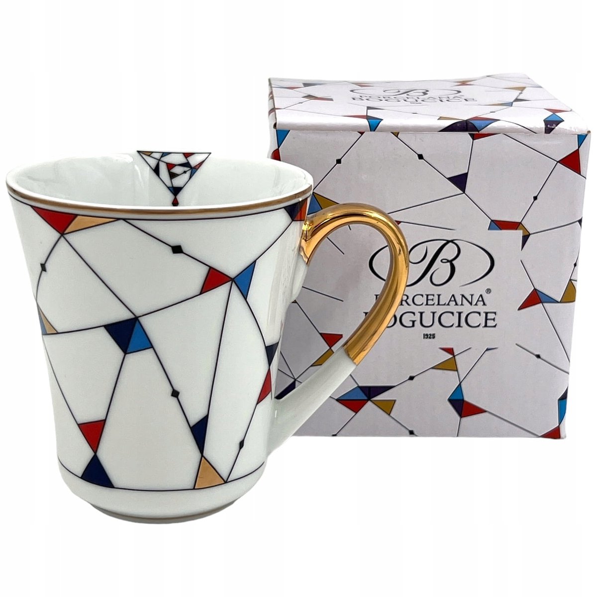Bogucice Arlekin Porseleinen Mok 350 ml - Vrolijk Design