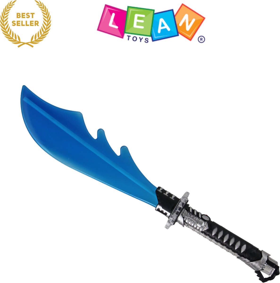 Glowing Blue Machete Toy – Lichtgevende Speelgoed Machete 67cm – Realistisch Ontwerp met Blauw Licht – Veilig Speelgoed voor Kinderen – Ideaal voor Verkleedpartijen & Rollenspel – Duurzaam Plastic – CE & EN71 Gecertificeerd – Vanaf 3 Jaar – Met Ebook