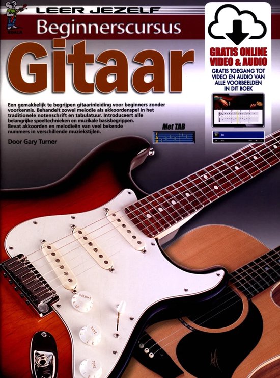 Beginnerscursus Gitaar - Boek + Online Video & Audio - cover