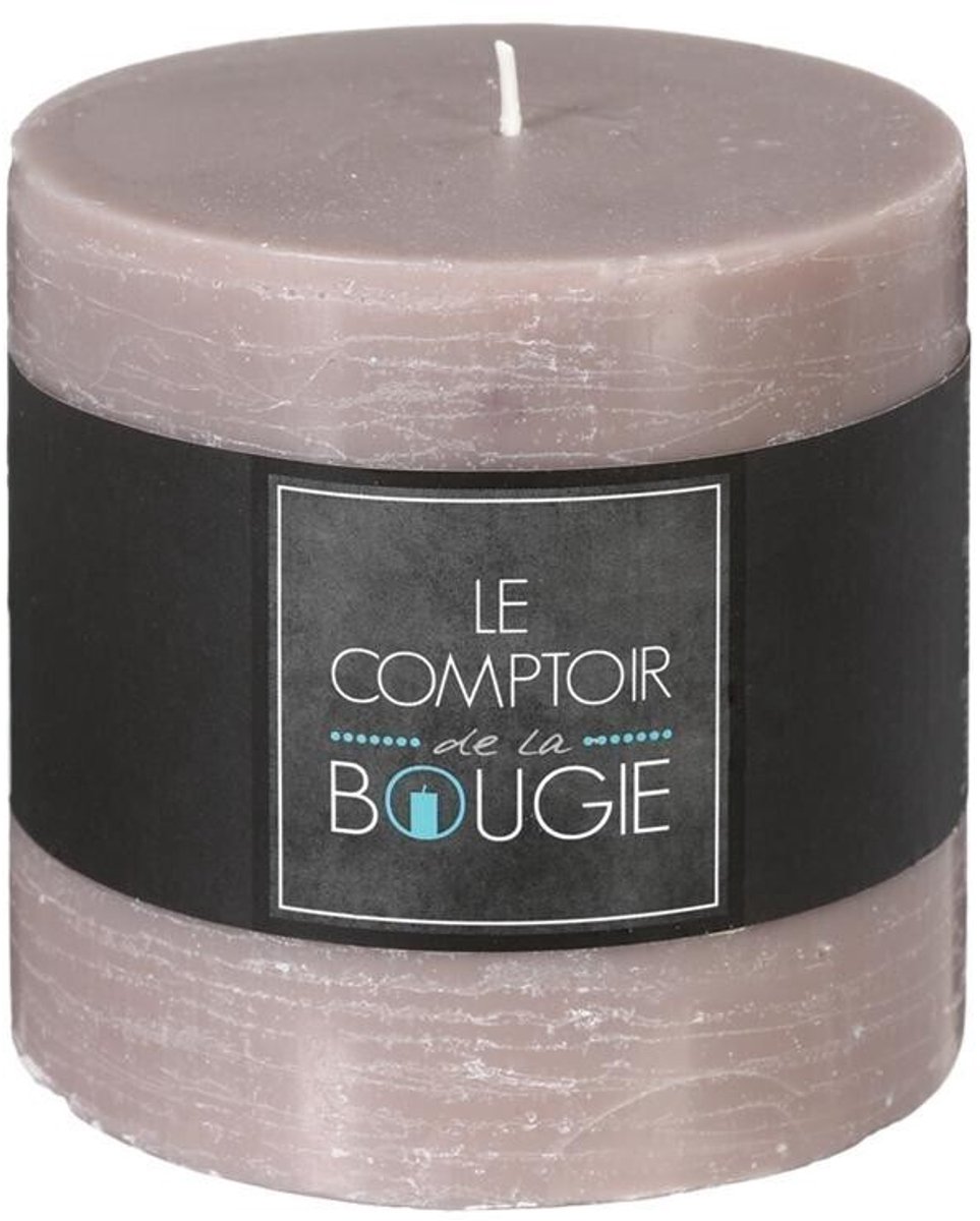 Lillou Rustiek Candle - Taupe 10x10