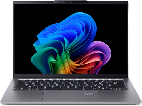 "Acer Swift Go 14 AI SFG14-64-R50P Copilot+ PC AMD Ryzen AI 7 350 Laptop 35,6 cm (14"") WUXGA 32 GB LPDDR5x-SDRAM 1 TB SSD Wi-Fi 7 (802.11be) Windows 11 Home US International Zilver" - Acer - Hoofdafbeelding