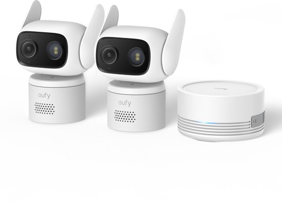eufy Wired Cam C31 Wit Duo Pack + HomeBase Mini