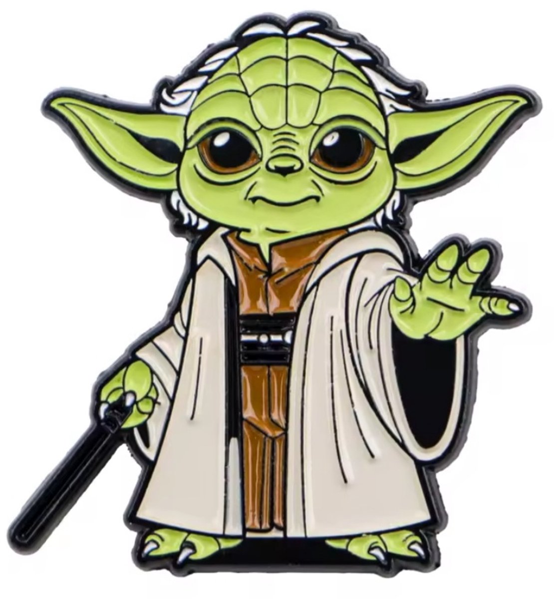 Zelto-Star Wars Broche- Dames Broche-Heren Broches - Yoda- Pin - Sieraden-Fashion