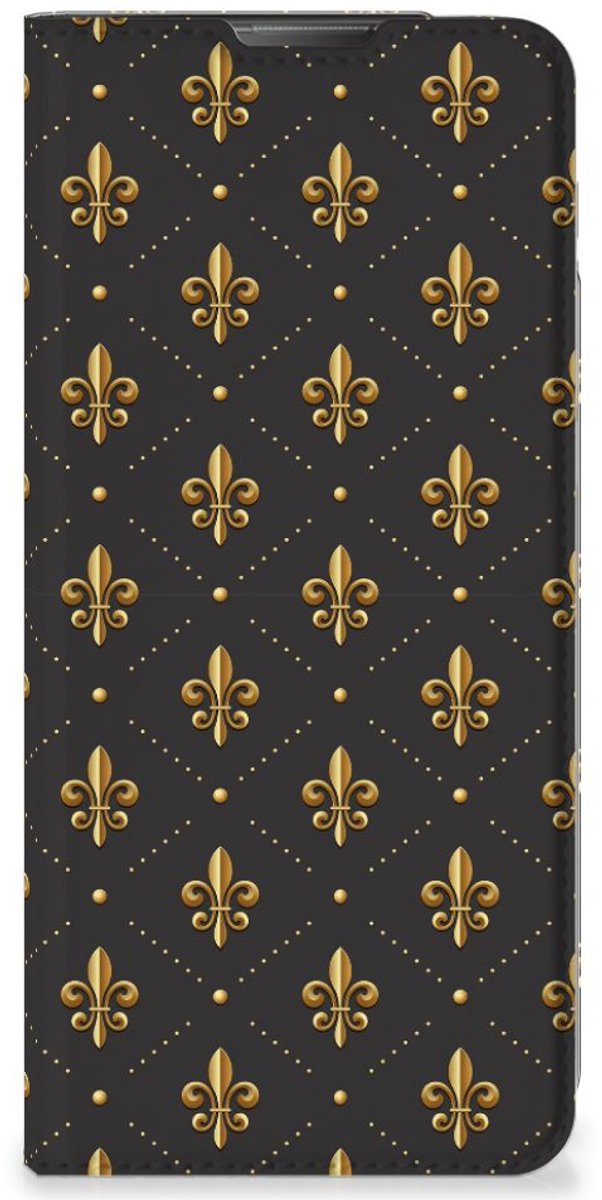 Motorola Moto E20 Hoesje met Magneet Franse Lelie