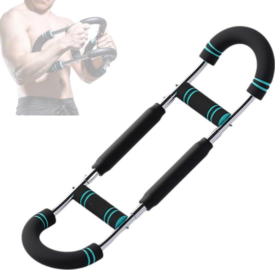Armtrainer - U-Twist - fitness apparaten - Suspension trainer - IJzer - Blauw