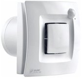 Badkamerventilator, 100 mm, afvoerventilator, 10 cm, wandventilator, raamventilator, badkamerventilator, plafondmontage, stille wandmontage, uitlaatventilator, stille werking, energieklasse C