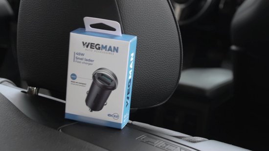 Wegman 45W Autolader 2x USB-A - Laad 4x zo snel - Snellader - Telefoon Oplader Auto - 12V USB Lader - 2 Poorten - Sigarettenaansteker 12 / 24 Volt Stekker Plug Auto - Car Charger