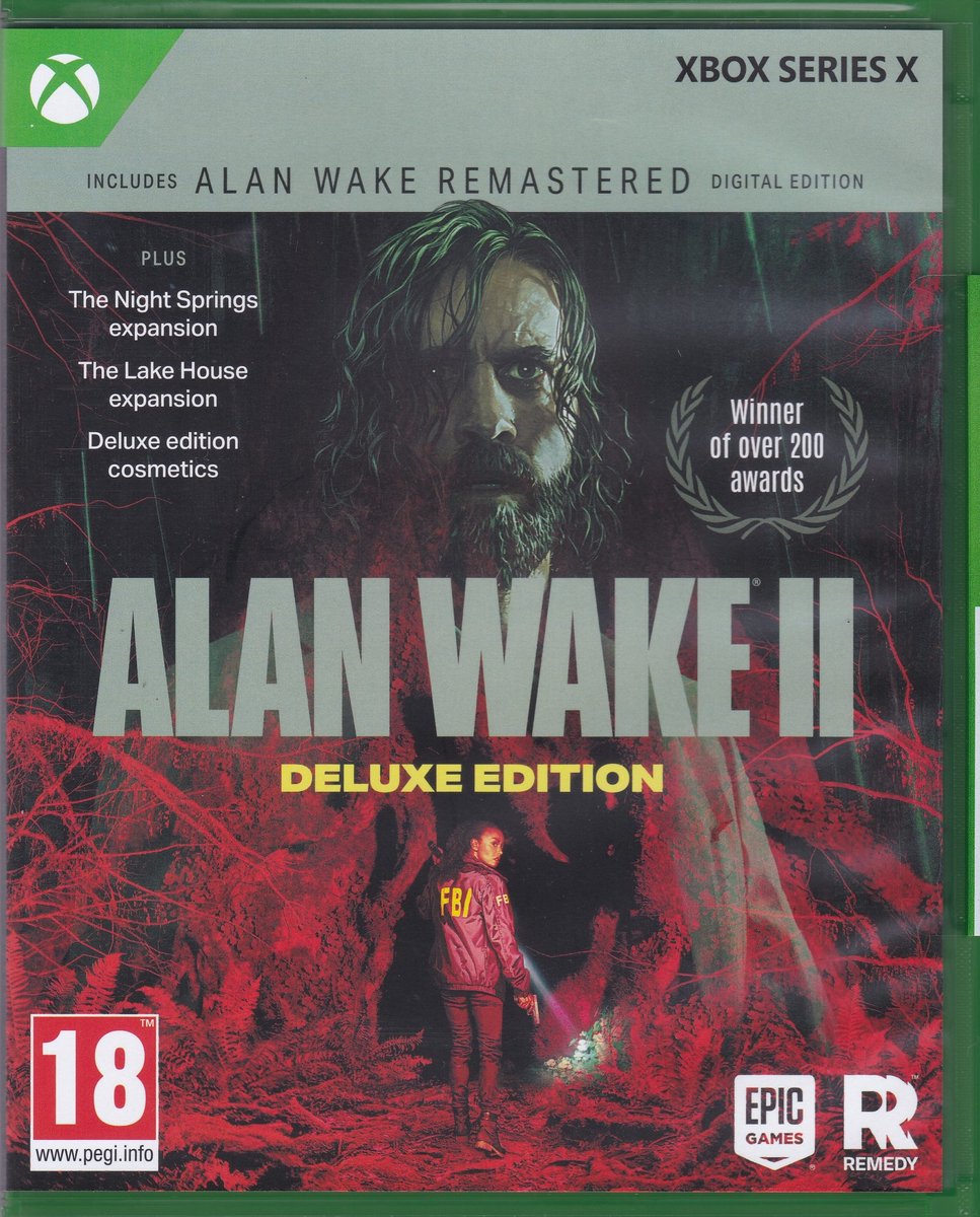 Alan Wake 2 Remastered - Deluxe Edition Includes Alan Wake Remastered Digital Edition Xbox Series X