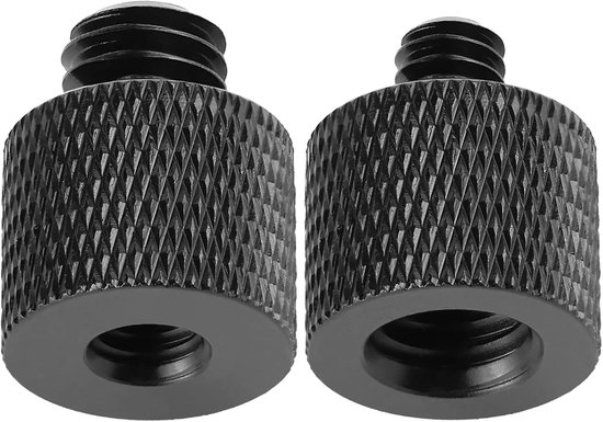 Adaptateur pour trépied d'appareil photo 1/4" vers 3/8" et 3/8" vers 1/4" - Vis mâle-femelle pour appareil photo, support, moniteur