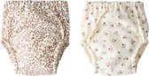 2 Stuks - Oefenbroekjes Zindelijkheid Waterproof - 17-22 kg (3 t/m 6 jaar) - Wasbare Zindelijkheidsbroekjes - Bloemetjes