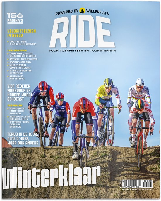 RIDE Magazine - Winter 2025 - Het perfecte cadeau voor de fietser en wielerfan
