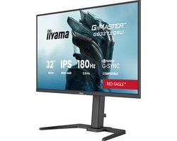 iiyama G-Master GB3272QSU-B1 Red Eagle - 32 inch - QHD - IPS - 180 Hz - Verstelbaar - HDR 10 - G-Sync Compatible