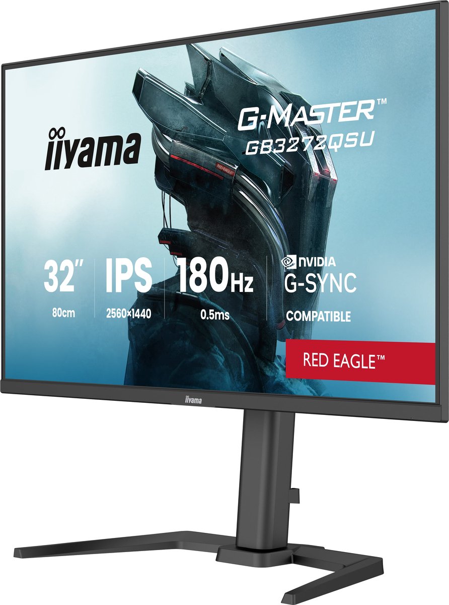 iiyama G-Master GB3272QSU-B1 Gaming Monitor 32 inch QHD 180 - iiyama International - €239,00