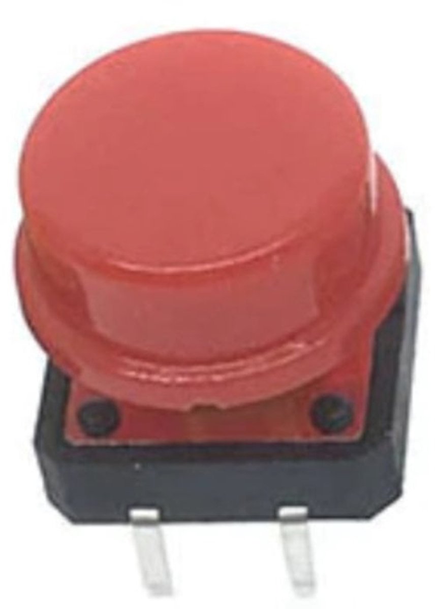 Image of OTRONICÂ® Drukknopje | moment - puls | 12x12x7 | Rood