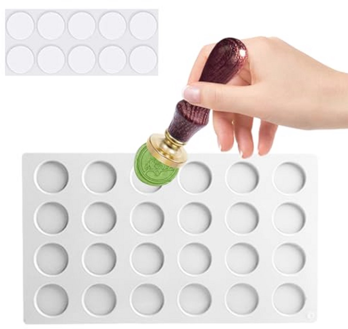 Siliconen Wax Seal Stempel Pad en Mold voor DIY Creatieve Handwerken