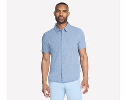 SKECHERS GOWALK AIR STIJLVOL BEDRUKTE HERENSHIRT KORTE MOUW - TP14-DEN