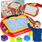 Electight 16 Inch Kleurrijk LCD Schrijfbord, [Geüpgraded] Groot Tekenbord met Slot & Wisfunctie, Oogbeschermend Krabbelblad, Speelgoed & Geschenken