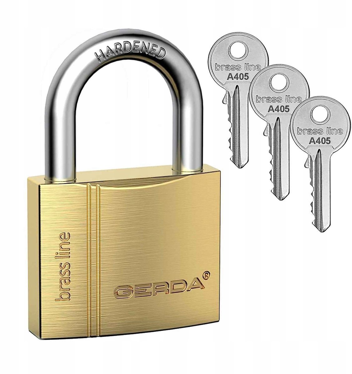 Gerda KMZ S40 Hangslot met één sleutel (A405)