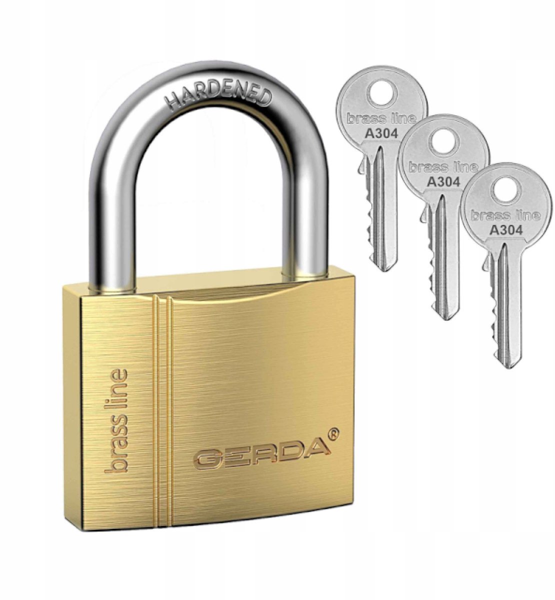 Gerda KMZ S30 hangslot - Systeem met één sleutel A305