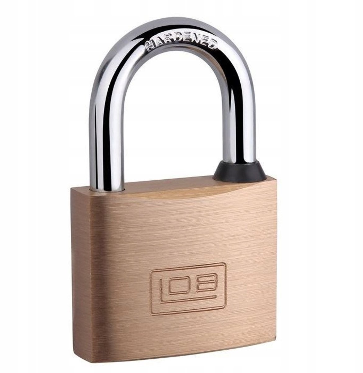 LOB Klapslot Hangslot 60mm Messing KD60M - Inclusief 2 Sleutels