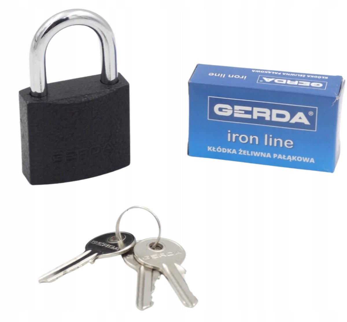 Gerda IJzeren Hangslot met Dagschoot - 40mm