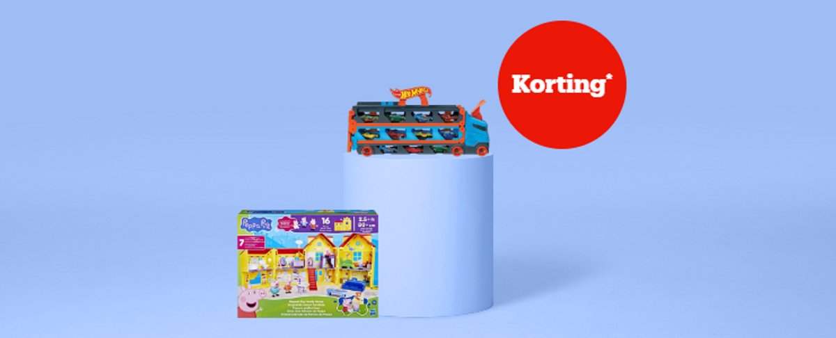 Korting* op speelfiguren