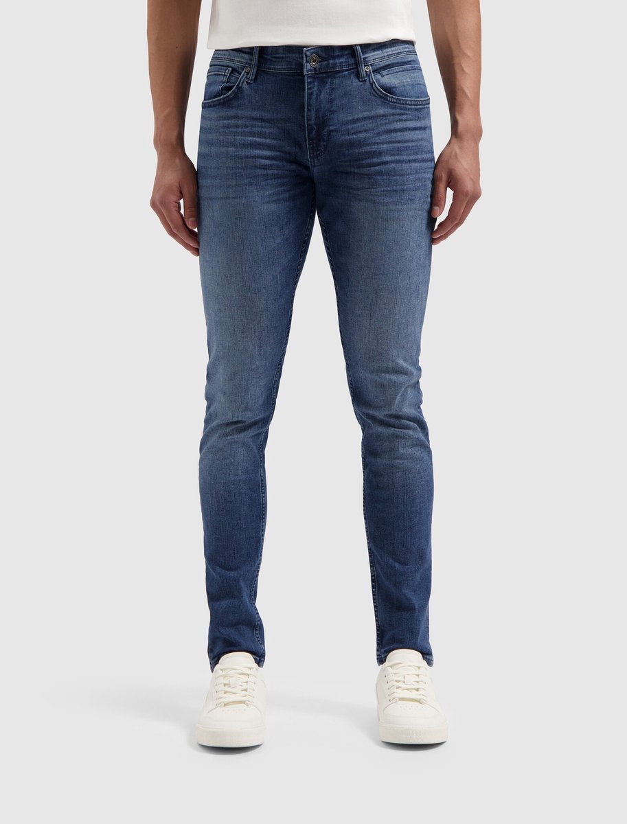 PURE PATH The Jone Skinny Fit Jeans Jeans Heren - Broek - Blauw - Maat 30
