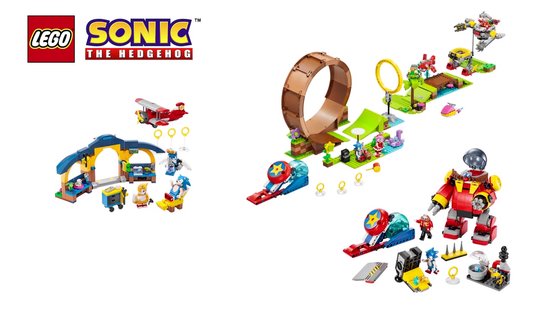 LEGO Sonic the Hedgehog Tails' werkplaats en Tornado vliegtuig - 76991