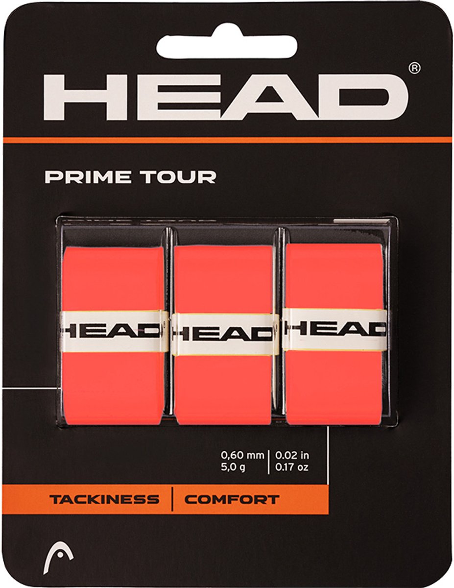 Head Prime Tour Tennis Padel Overgrip Oranje