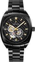 Pierre Lannier 329G439 - Horloge - Roestvrij staal - Zwart - 42.5 mm