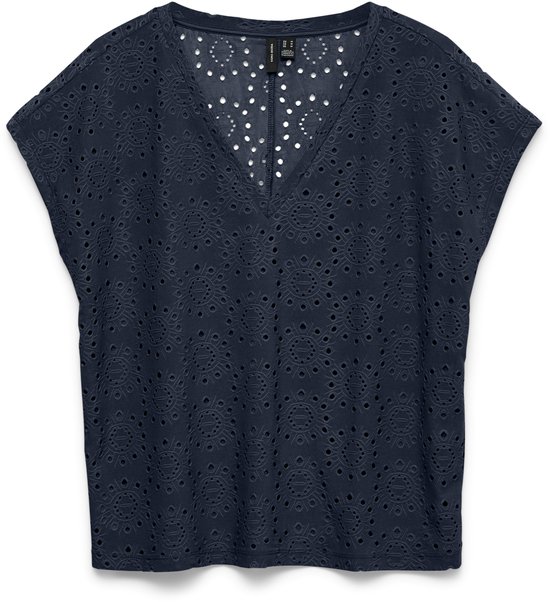 VERO MODA - VMTASSA LIV SS V-NECK TOP JRS - Femmes - Chemisiers