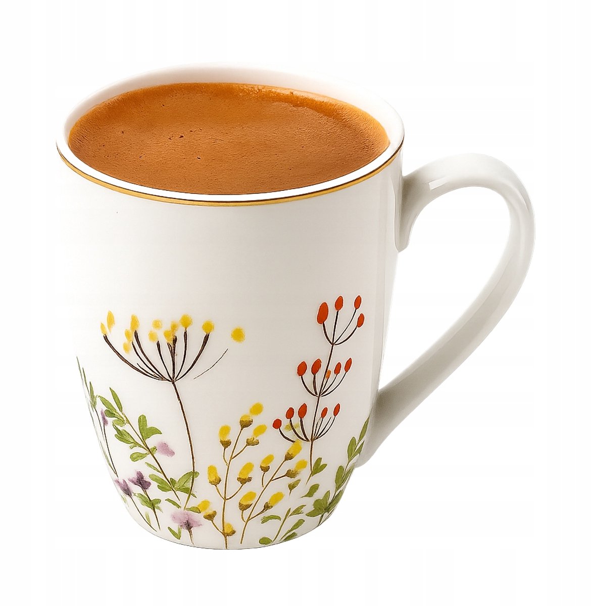 Florina Silvia Mok 320 ml - New Bone China Porselein met Bloemendecor