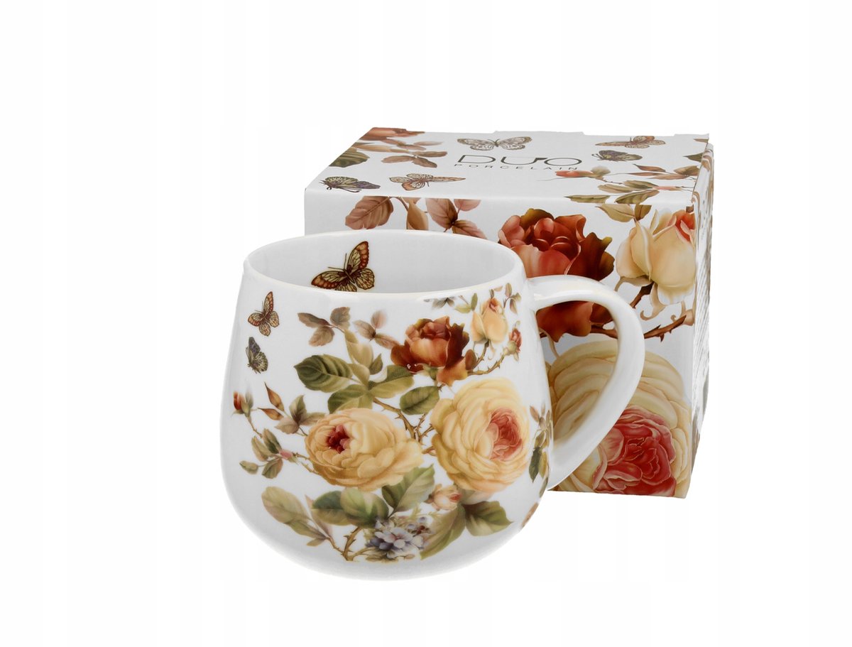 Zahra Porseleinen Mok 430 ml - Elegante bloemendessin