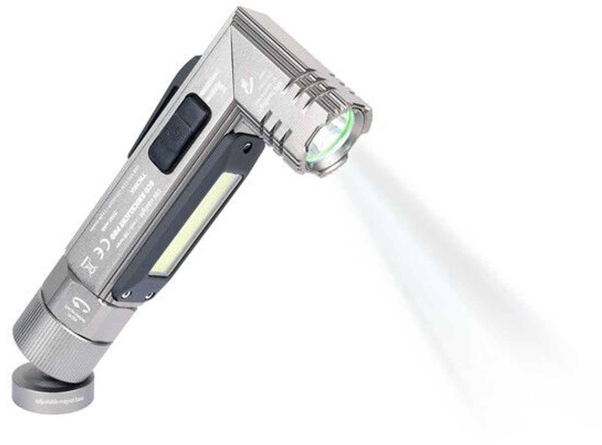 TROIKA ECO KNICKLICHT PRO - Zaklamp - Buigbaar - Waterdicht (IPX4) - LED Veiligheidslicht (USB)