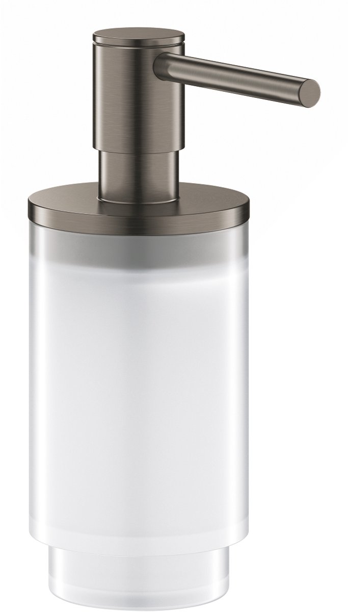 GROHE Selection Zeepdispenser - Hard Graphite Geborsteld (mat donker grijs) - 41028AL0