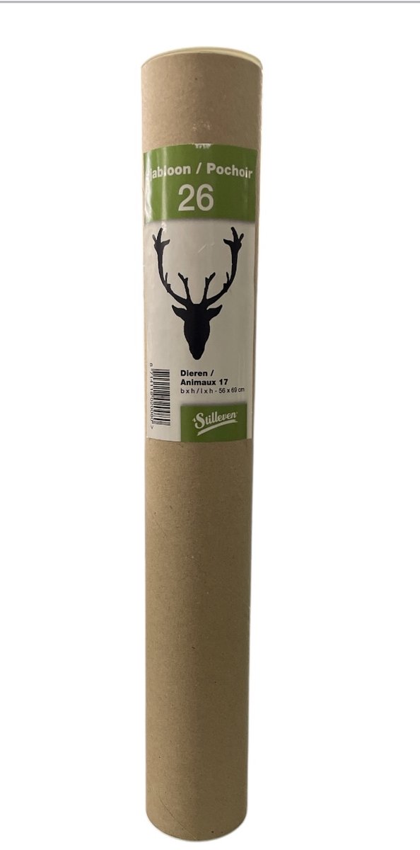 Stilleven Sjablonen Dieren - Flexible herbruikbare sjablonen - Hert - 56 cm x 69 cm - Prijs per stuk