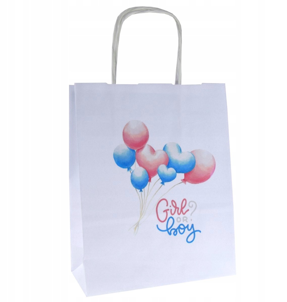 Baby Shower Cadeautas met Opdruk - 18x8x22cm - 1 Stuk