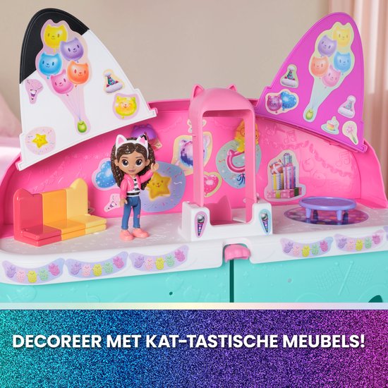 Gabby’s Poppenhuis De Film – Poppenhuis - + 60cm hoog - vanaf 3 jaar - met Speelfiguur & Accessoires