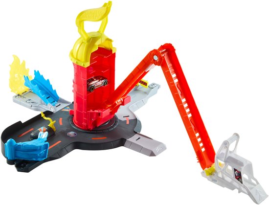 Hot Wheels City Superredding Brandweerkazerne van Merkloos — afbeelding 4