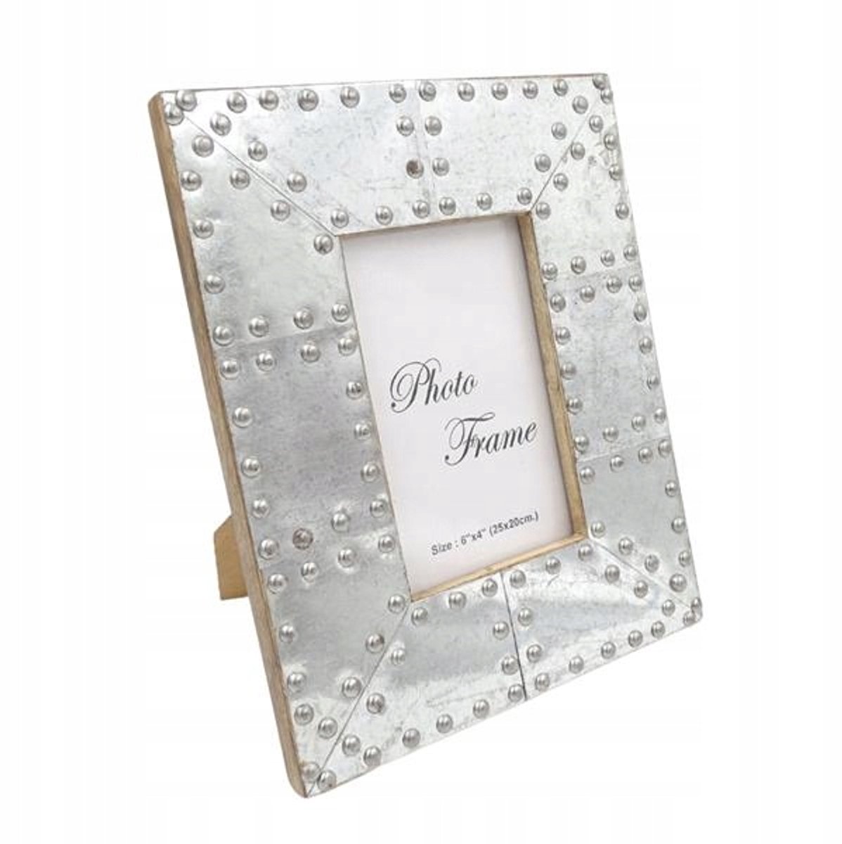 Fotolijst 10x15 cm Mangohout met Metalen Accent