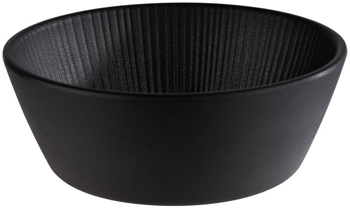 APS NERO ronde schaal, 0,45 liter, zwart