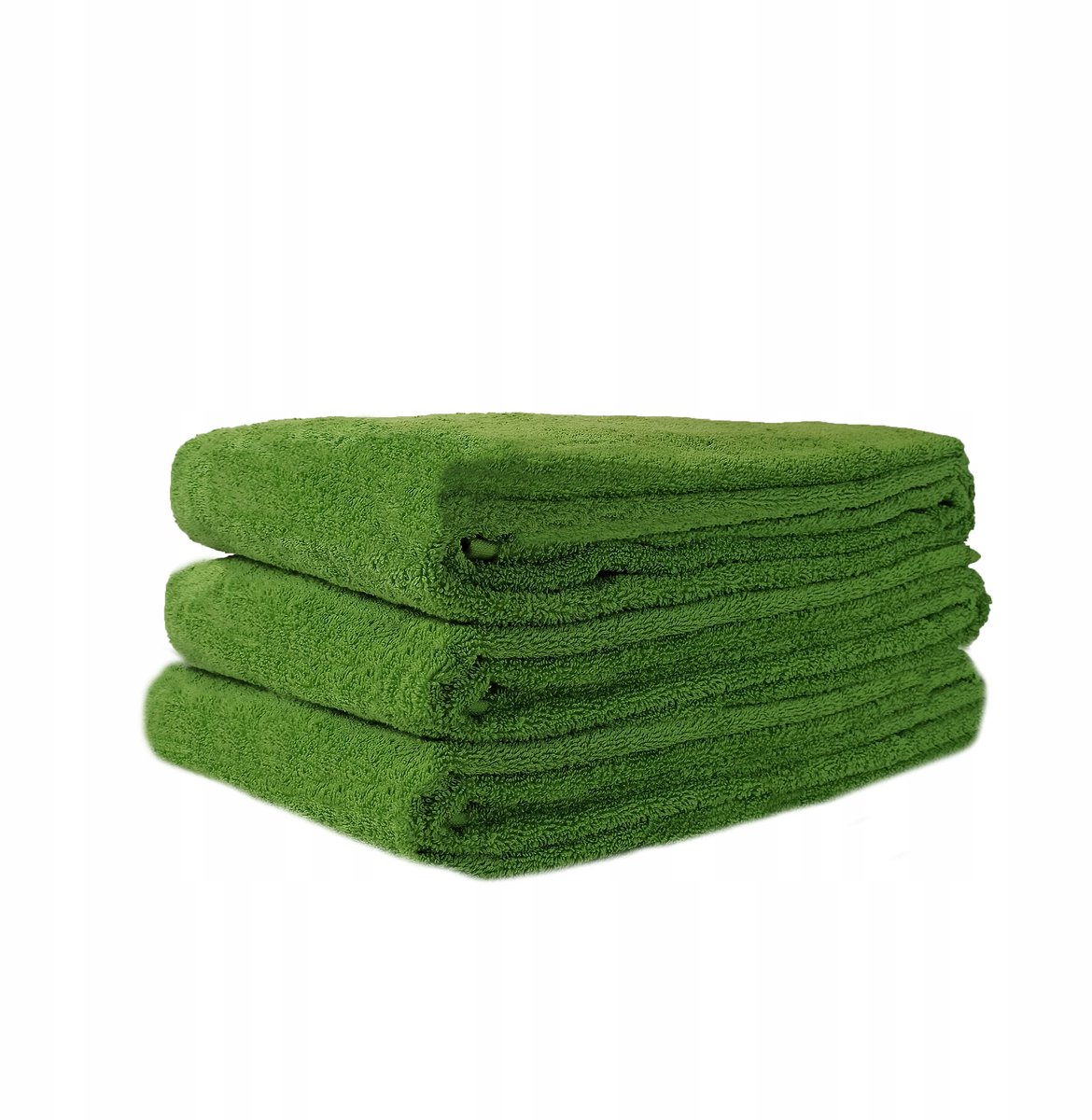 Luxe Sauna Handdoek 90x220cm - 100% Katoen - Kaktus Groen