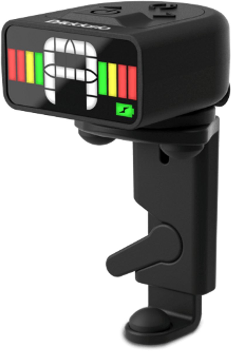 D'Addario Micro Rechargeable Violin Tuner - Oplaadbare viool tuner