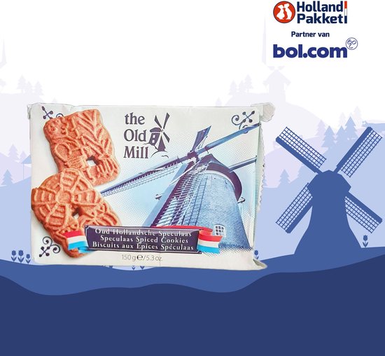 Paquet cadeau - Paquet cadeau - Coffret cadeau - Coffret cadeau Holland bag L - avec des cadeaux hollandais autour de Stroopwafels - Geveltjesdrop - Gouda Biscuits