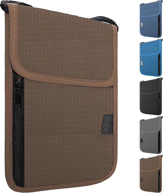 Hide & Stitches paspoorthoes bruin | 019751-Bruin