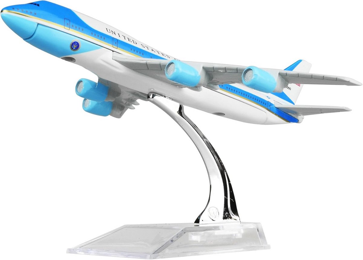 Diecast Vliegtuig Model 1:400 Luchtmacht Een 747 voor Decoratie of Gift