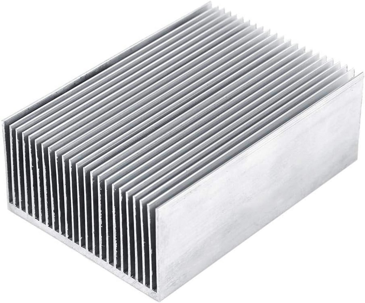 Aluminium Koellichaam voor LED en Halfgeleidercomponenten - 100 x 69 x 36 mm, Efficiënte Warmteafvoer