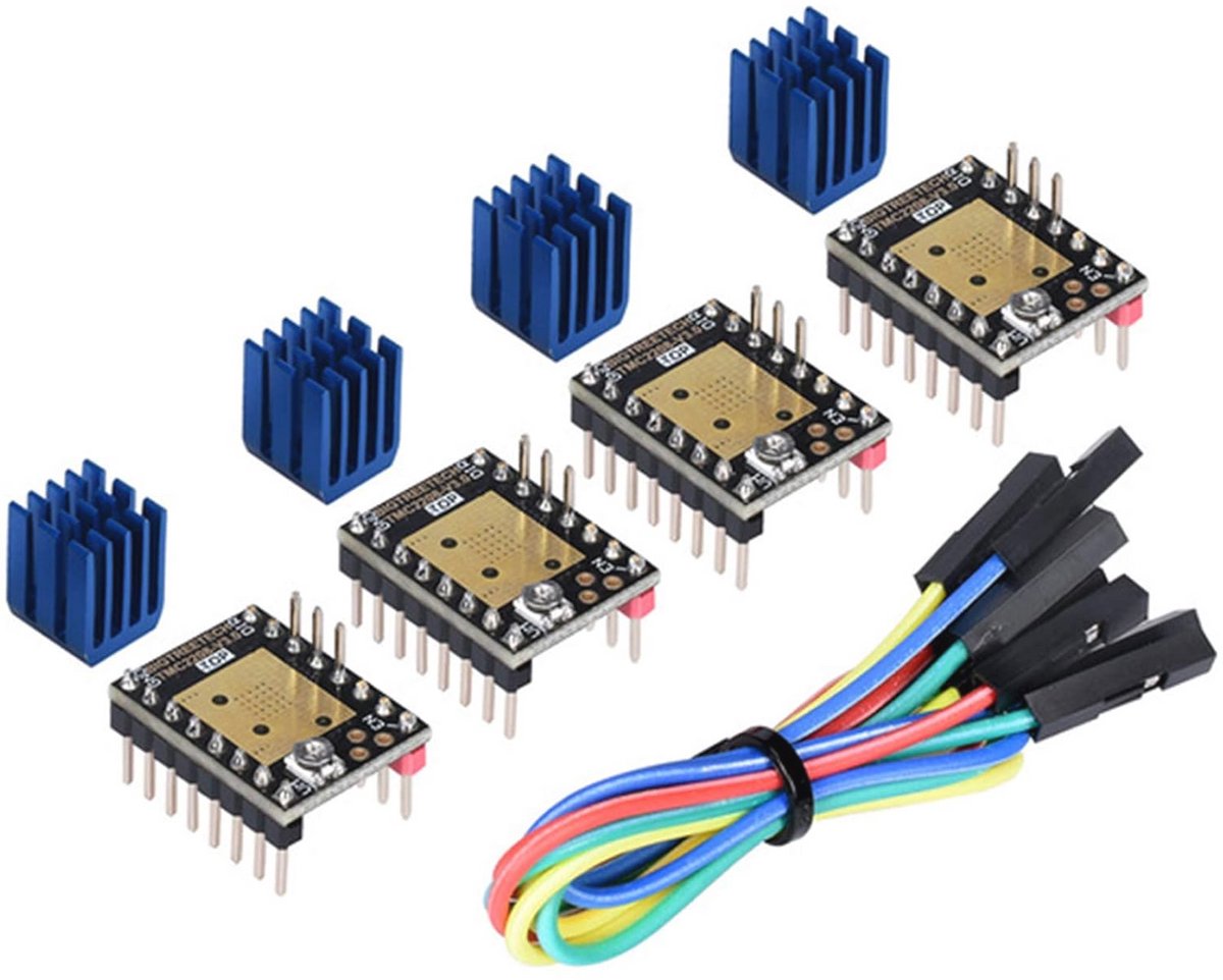 Stepper Motor Driver V1.2 met Stille Werking en Energiebesparing voor 3D Printers