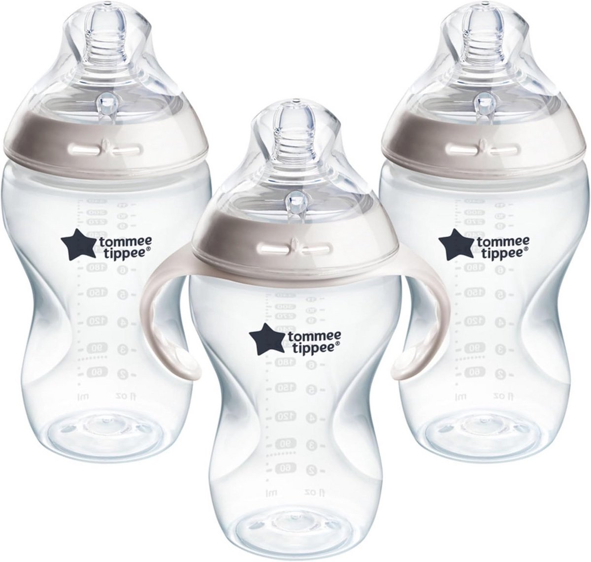 Tommee Tippee Closer to Nature Added Cereal Bottle, Clear, 330 ml